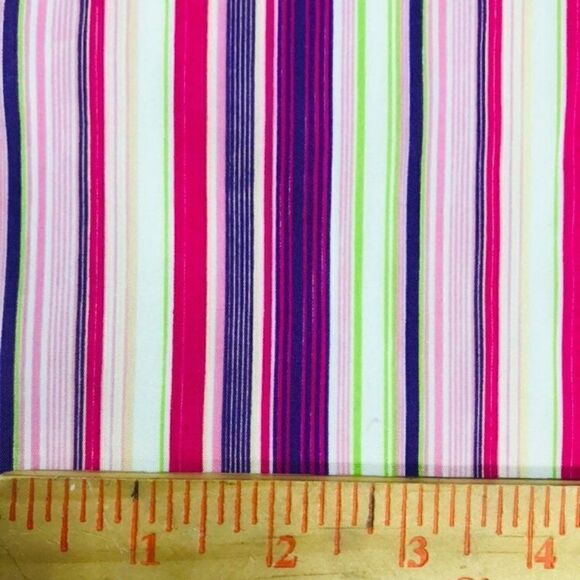Striped 100 % Cotton Fabric 60" wide - Picture 5 of 6
